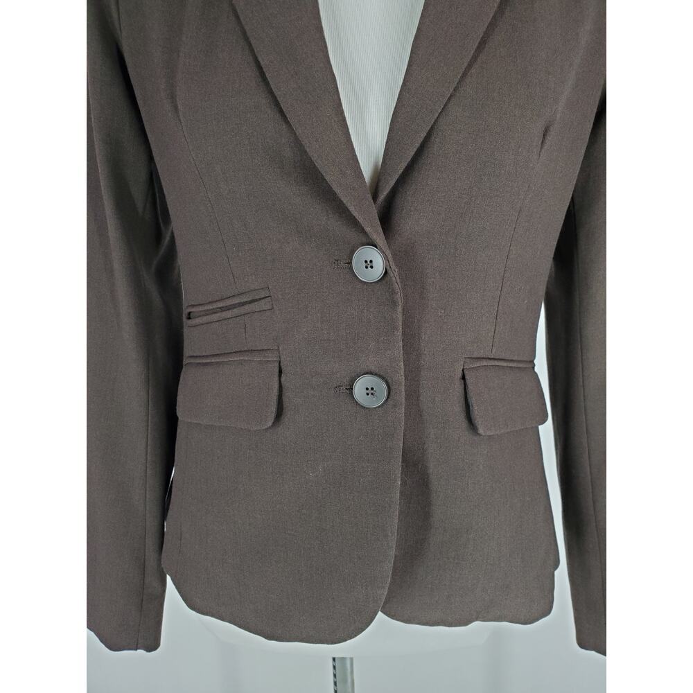 NEW YORK & CO Women's Brown Blazer Sz 6 - Picture 6 of 11